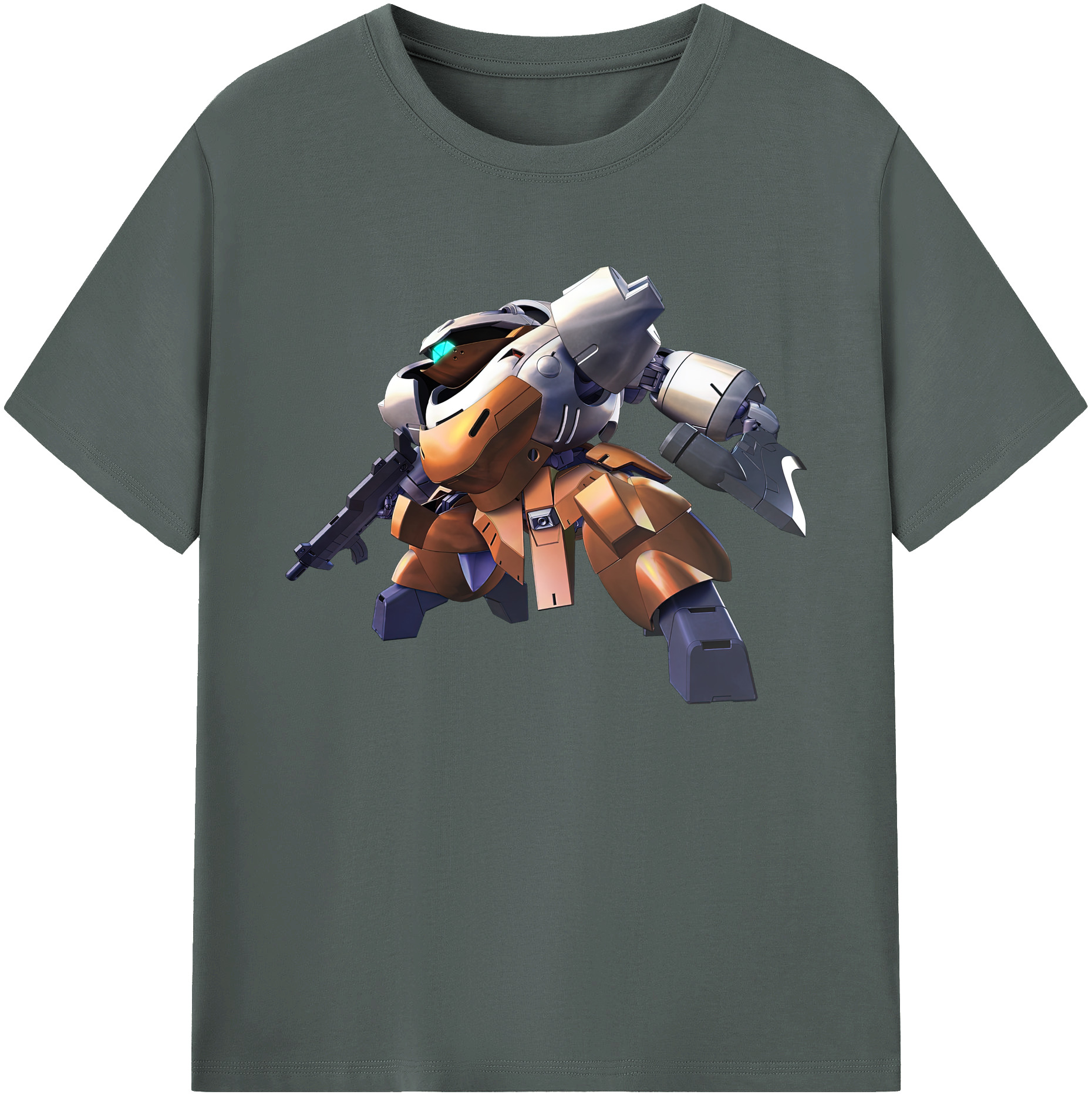 （画像用） 機動戦士ガンダム Mobile Suit Gundam 綿100％ メンズ半袖Tシャツ｜肌触りやわらか＆通気性
